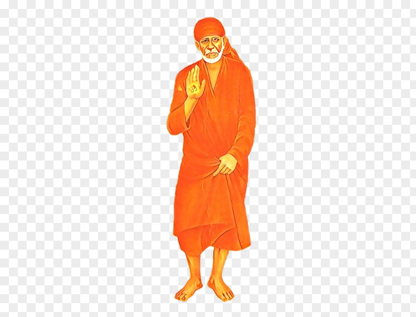 Rain Suit Monk Orange PNG