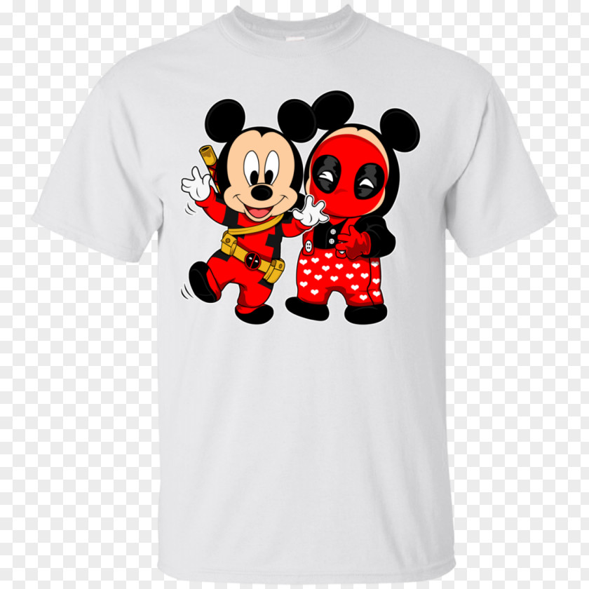T-shirt Mickey Mouse Sleeve Font PNG