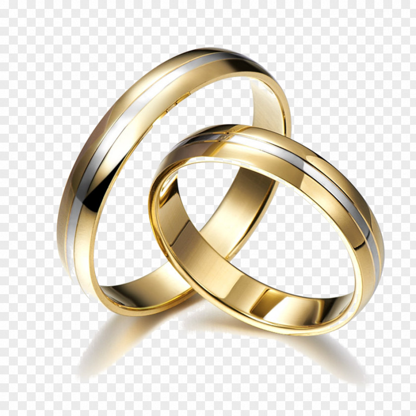 Wedding Ring Colored Gold Białe Złoto PNG