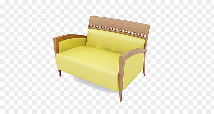 Yellow-green Sofa Bus Bed Couch White Illustration PNG