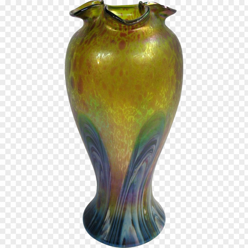 Glass Vase Austria Art Nouveau PNG