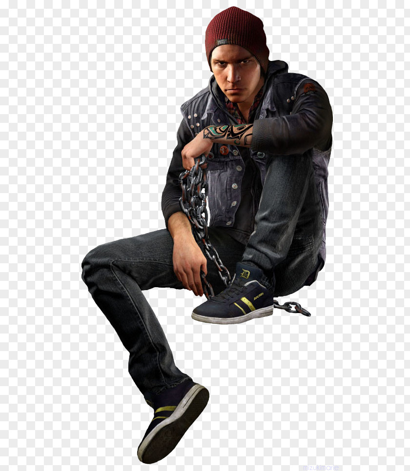 Son Infamous Second PlayStation 4 Delsin Rowe Video Game Character PNG