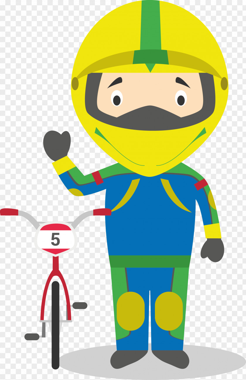 A Bicycle Boy BMX Cartoon Photography Illustration PNG