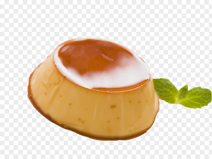 Mint Tender Bean Curd Milk Crxe8me Caramel Custard Mousse Pudding PNG