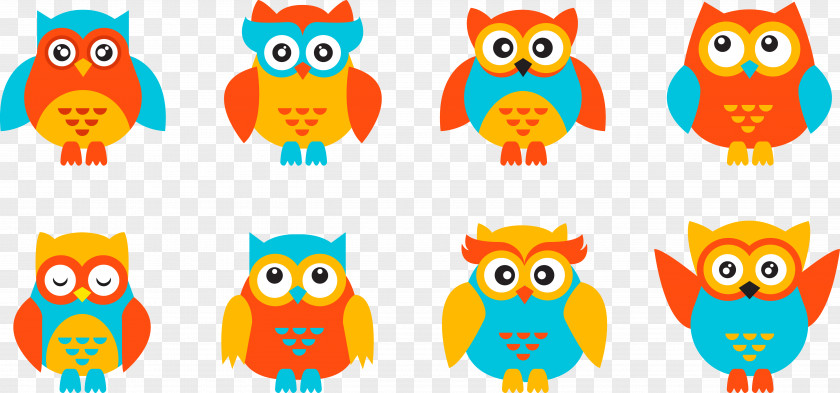 Owl Vector Baby Owls Cuteness Clip Art PNG