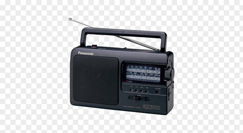 Radio FM Broadcasting Transistor AM Panasonic RF-3500 E9-K PNG