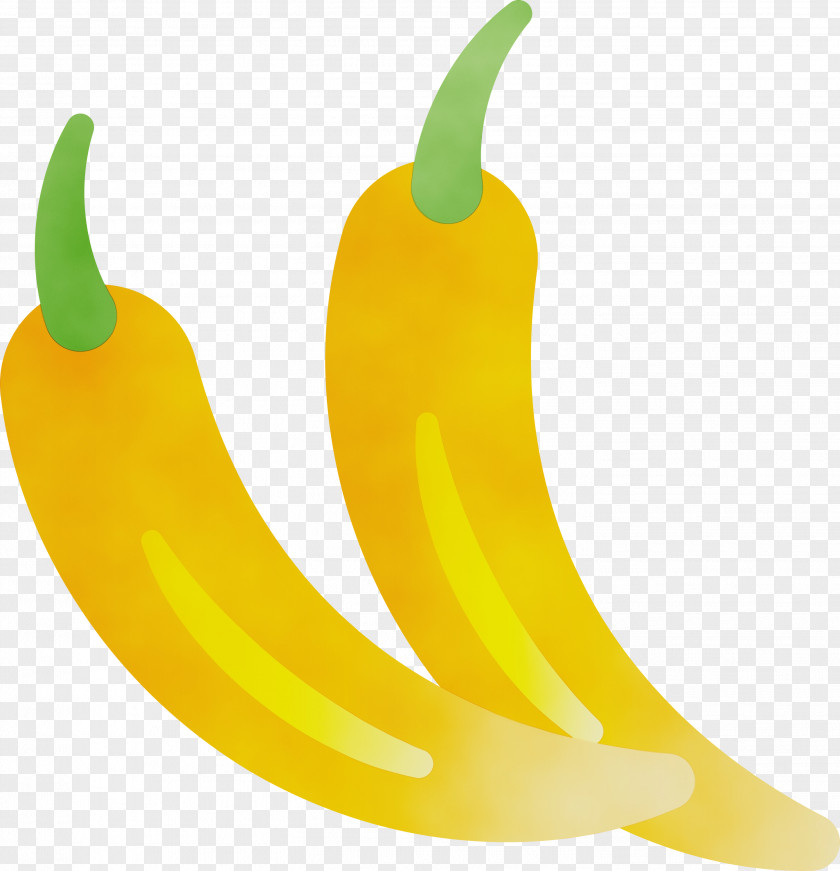 Banana Yellow Pepper Bell Chili PNG