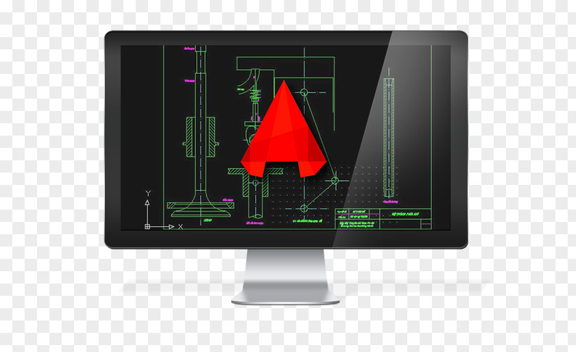 Computer AutoCAD Computer-aided Design Software Monitors 3D Graphics PNG