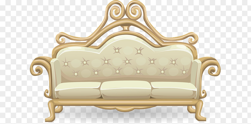 Luxury Sofa Couch Bed Chair Clip Art PNG