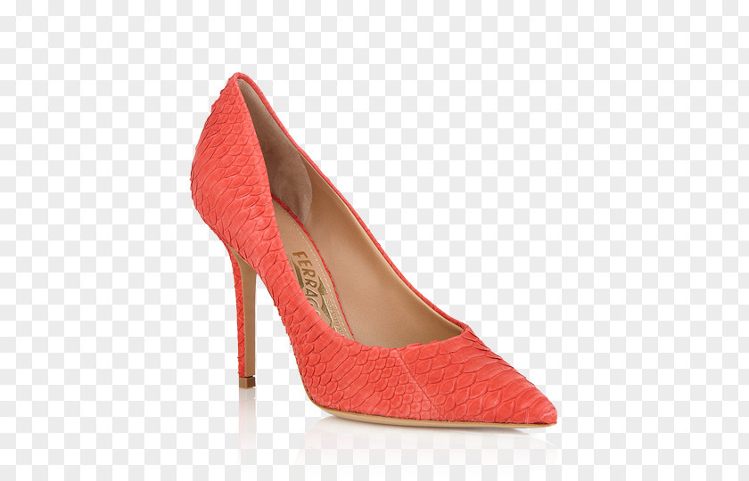 Salvatore Ferragamo High-heeled Shoe Court Patent Leather Fashion PNG