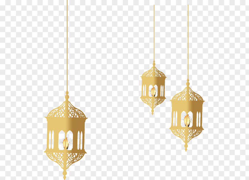 Vector Painted Lighting Light Fixture Yellow Pattern PNG