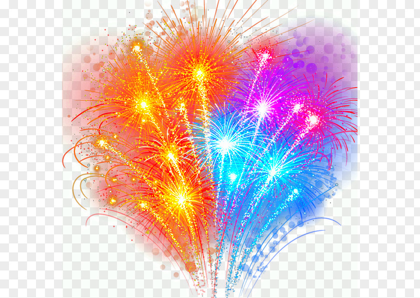 Color Gorgeous Fireworks Free Deduction Adobe Channel PNG