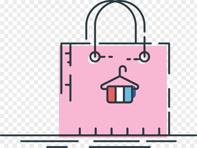 Handbag Pattern Pink M Meter Icon PNG
