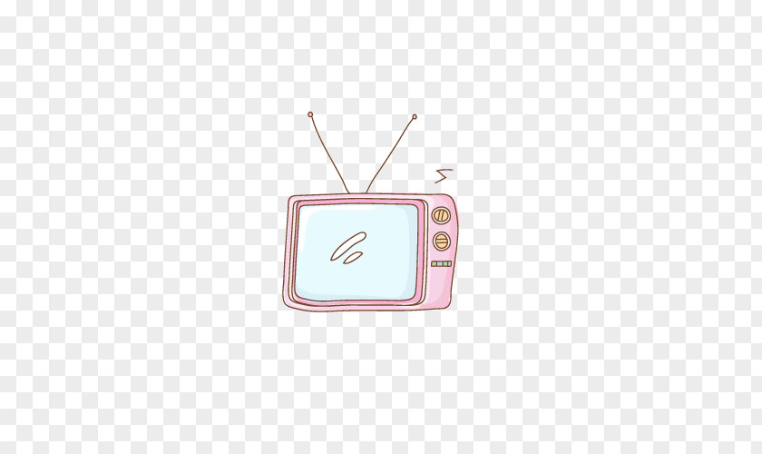 TV Cartoon Hand-painted Pattern Television Clip Art PNG