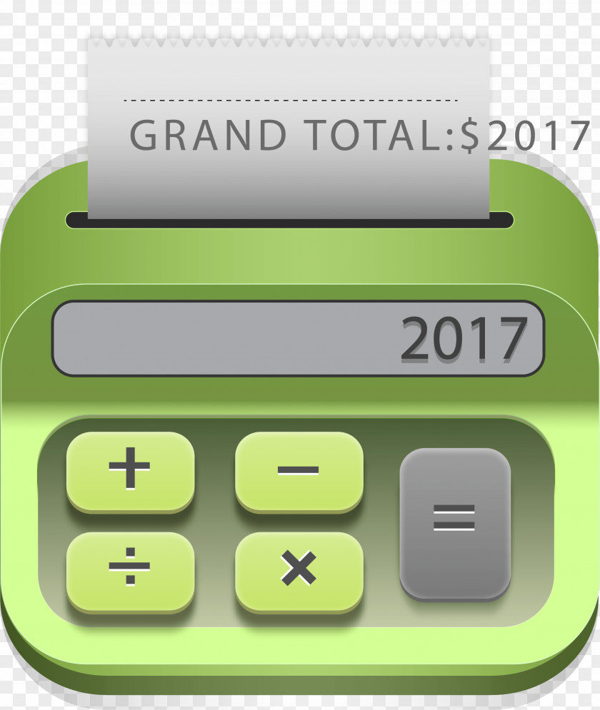 Cartoon Flat Business Calculator Accounting PNG