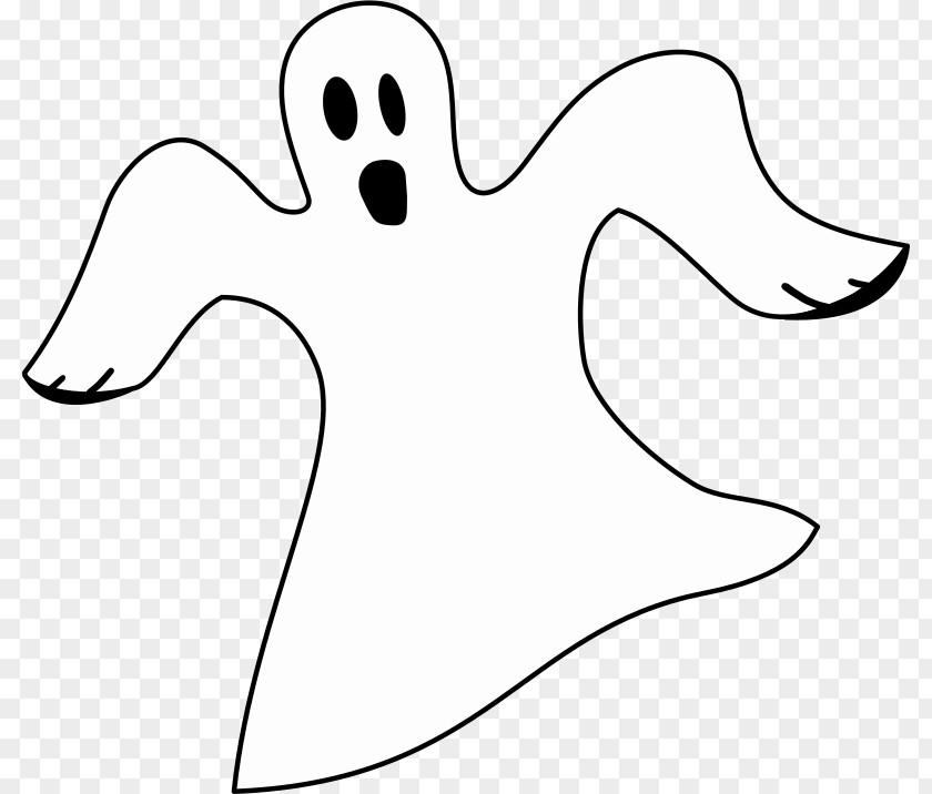 Ghost Clipart Black And White Clip Art PNG
