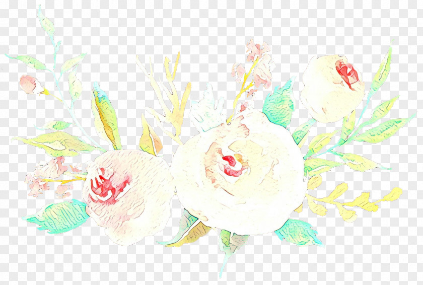 Petal Watercolor Paint Floral Design PNG