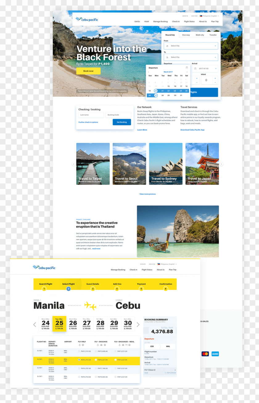 Cebu Pacific Business Airline Display Advertising PNG