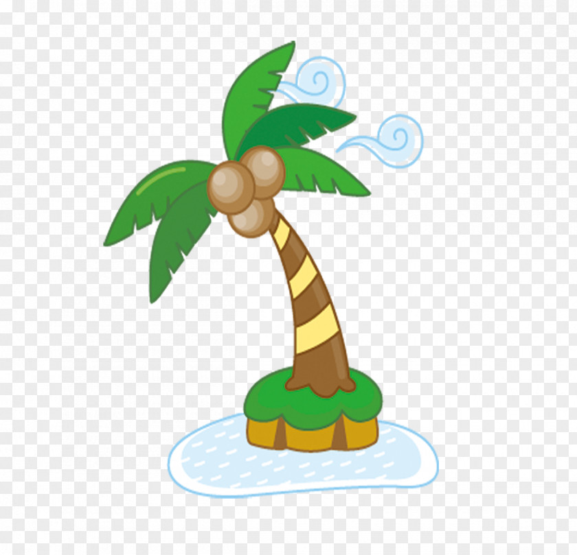 Coconut Tree Water Clip Art PNG