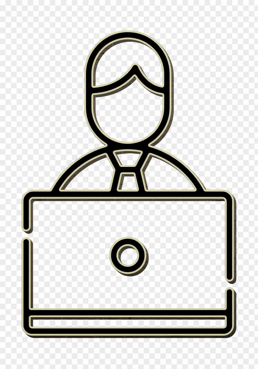 Laptop Icon Employee Employees PNG