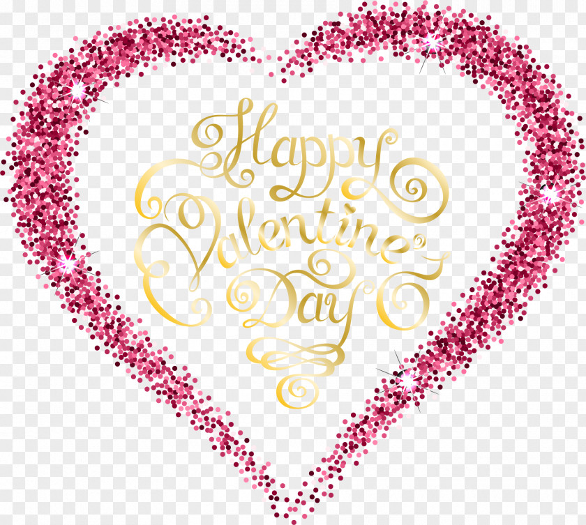 Romantic Valentine's Day Vector Decorative Material Heart Romance Clip Art PNG