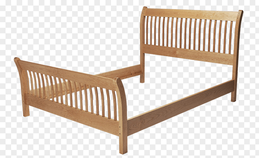 Sleigh Bed Frame Table Cots Mission Style Furniture PNG