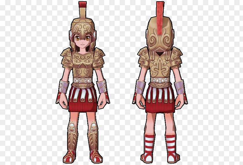 Ancient Costume Design Armour Cartoon Character PNG