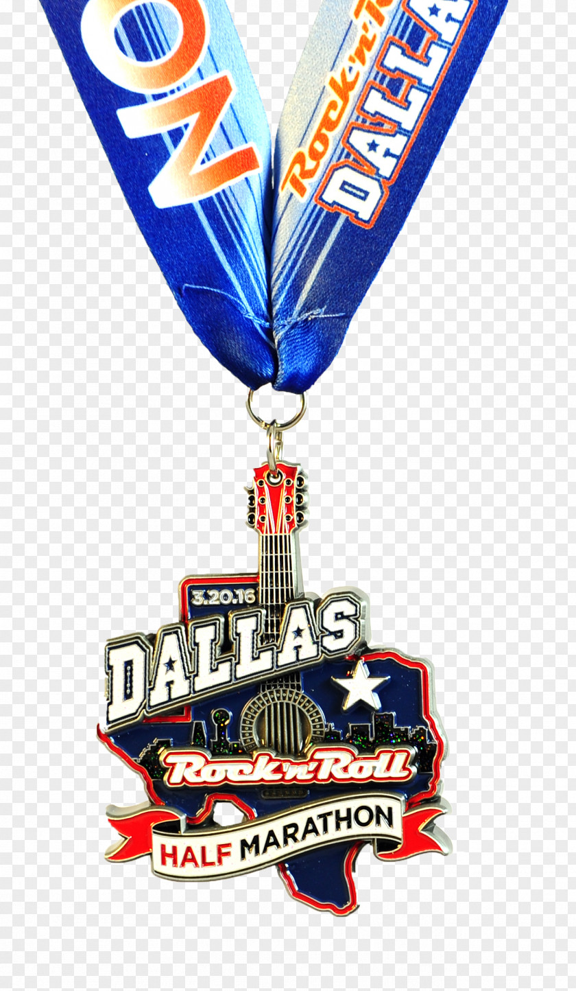 Medal 2016 Rock 'n' Roll Dallas Marathon Series PNG