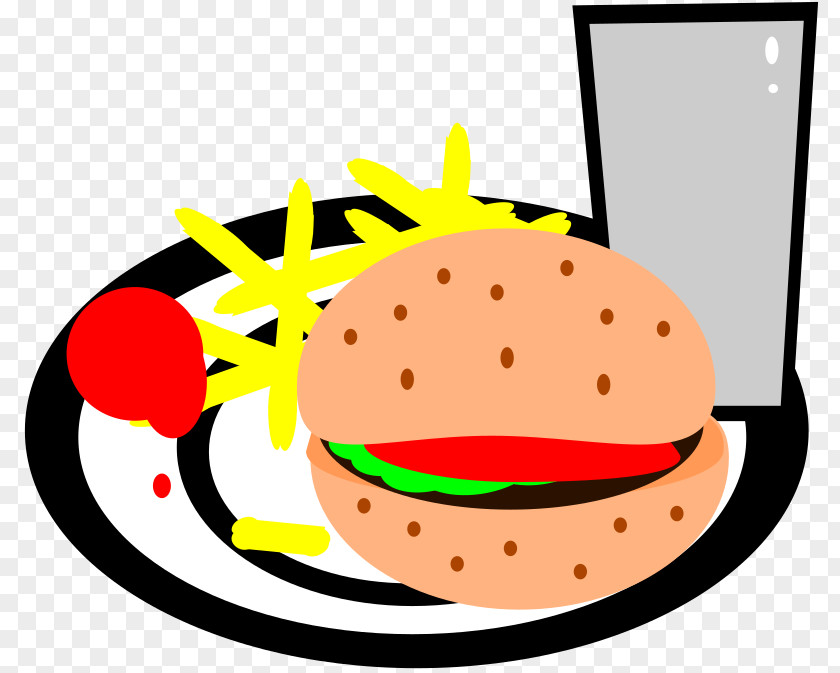 Typical Cliparts Hamburger Hot Dog Soft Drink French Fries Cheeseburger PNG