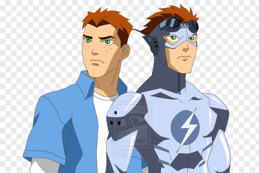 Flash Wally West Young Justice Superboy PNG