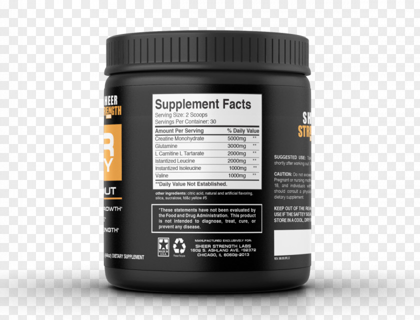Increase Stamina Dietary Supplement Branched-chain Amino Acid Creatine Muscle Glutamine PNG