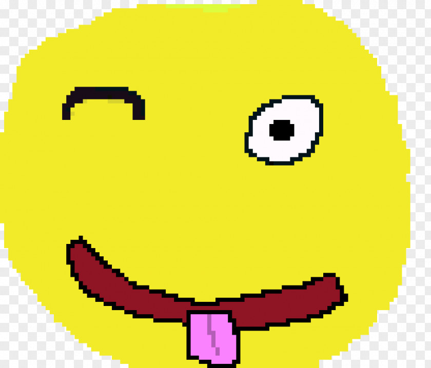 Smiley Pixel Art PNG