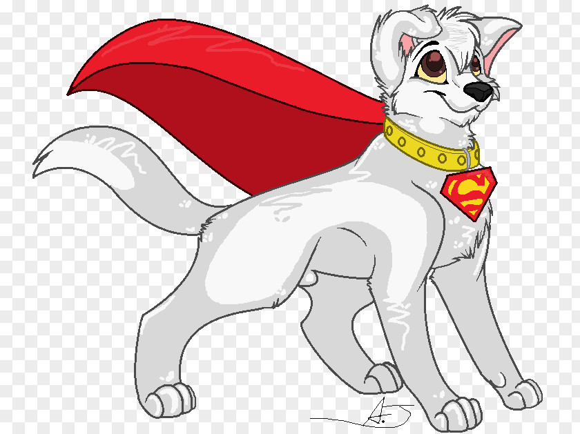 Super Dog Whiskers Superman Krypto Drawing Streaky The Supercat PNG