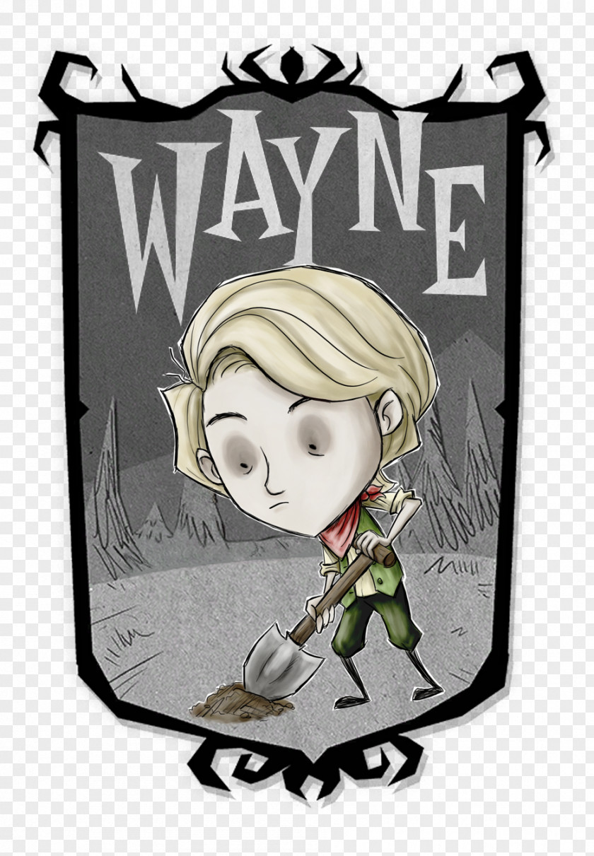 Finally Don't Starve Together Portrait Art Character Drawing PNG