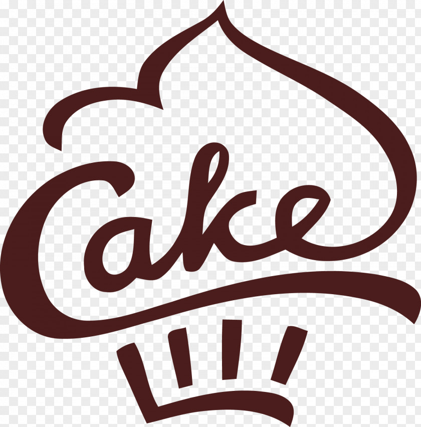 Simple HandPainted Cake Cupcake Bakery Doughnut Logo PNG