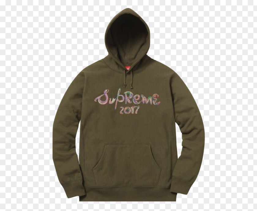 T-shirt Hoodie Supreme Bluza Sweater PNG