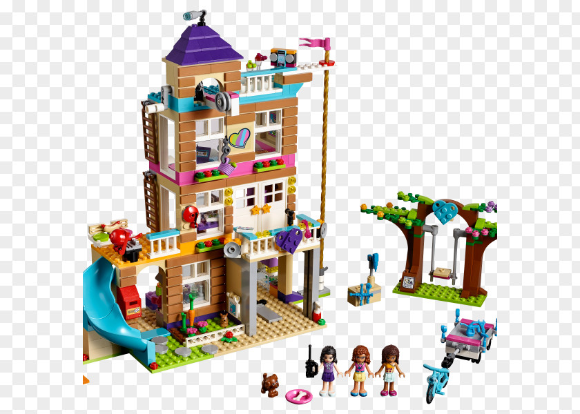 Toy LEGO 41340 Friends Friendship House Construction Set PNG