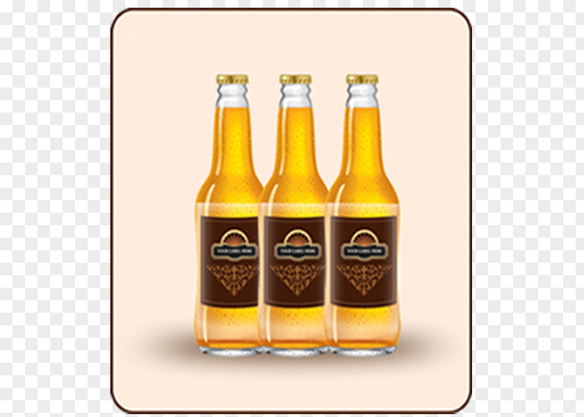 Beer Bottle Wine Label PNG