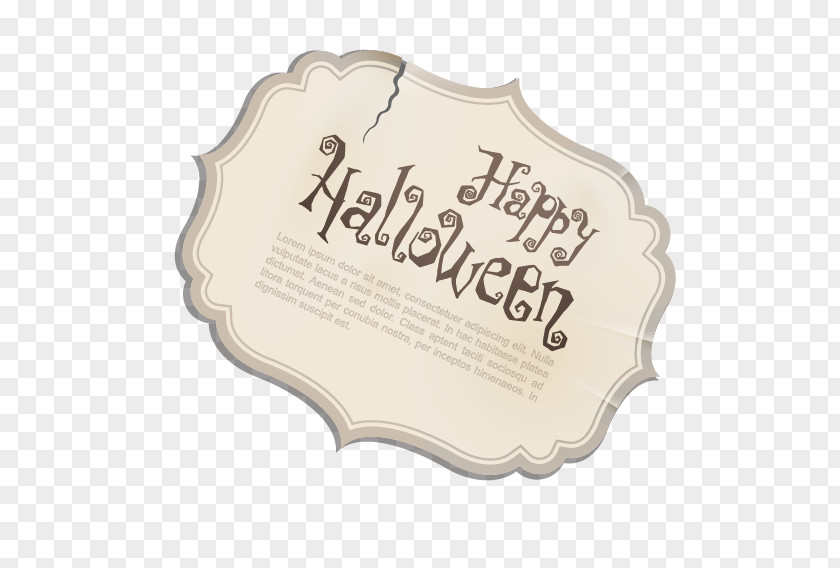 Halloween Tags Paper Jack-o-lantern Poster PNG
