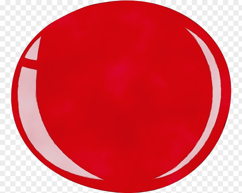 Magenta Flying Disc Red Circle Plate Dishware Tableware PNG