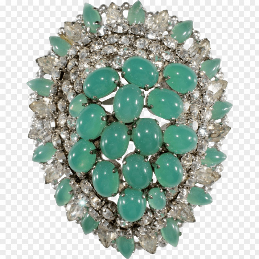 Upscale Jewelry Emerald Earring Brooch Cabochon Jewellery PNG