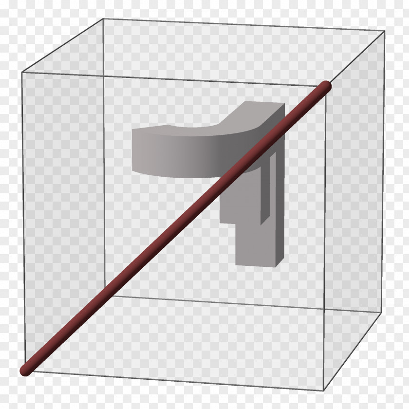 White Cube Line Angle PNG