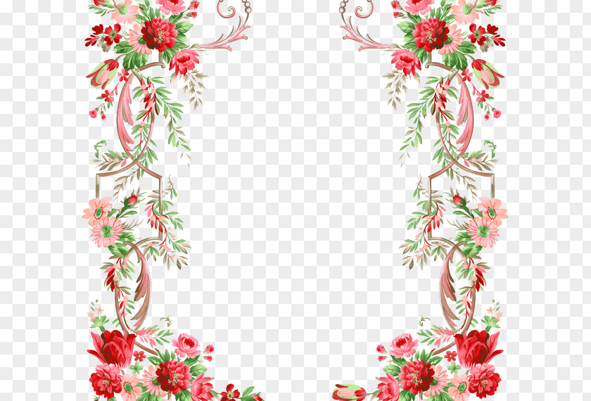 Women Framework Flower Floral Design Clip Art PNG