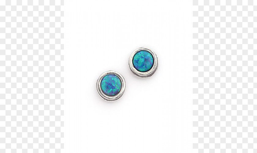 Circle Silver Turquoise Earring Opal Jewellery PNG