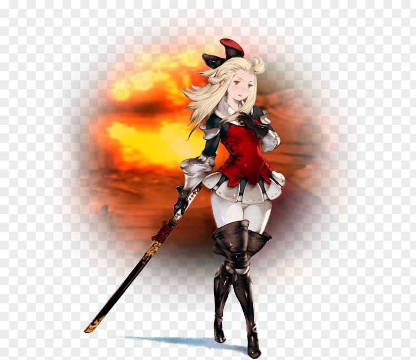 Design Bravely Default Concept Art Model Sheet PNG