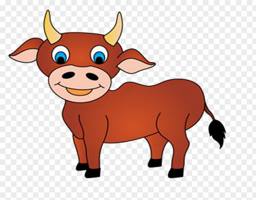 Poultry And Livestock Cattle Cartoon Bull Calf PNG