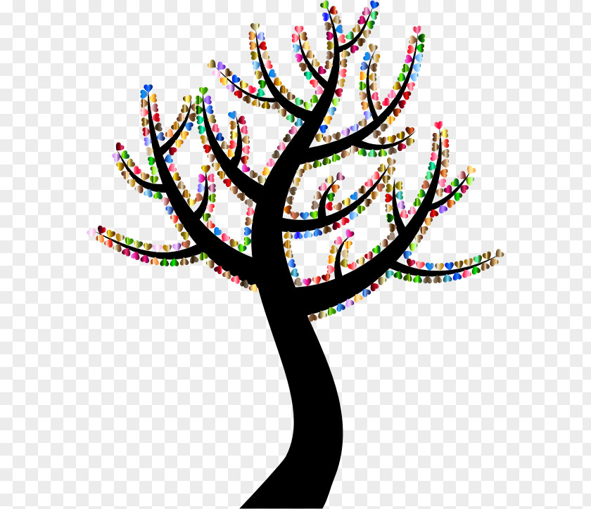 Tree With Heart Clipart Trunk Clip Art Image PNG