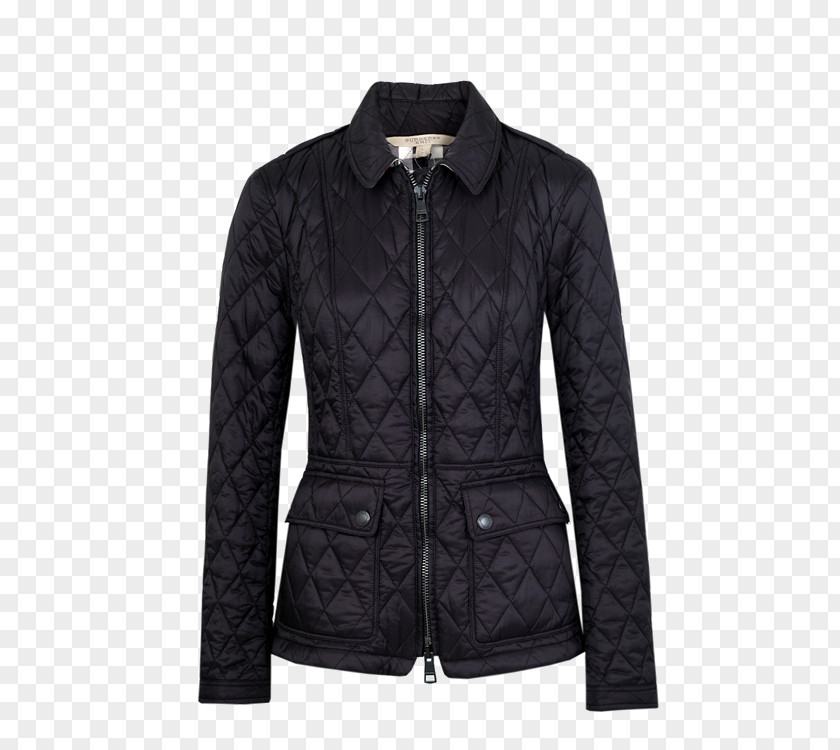 Black Long-sleeved Padded Jacket Ms. Leather Collectif Sleeve Clothing PNG
