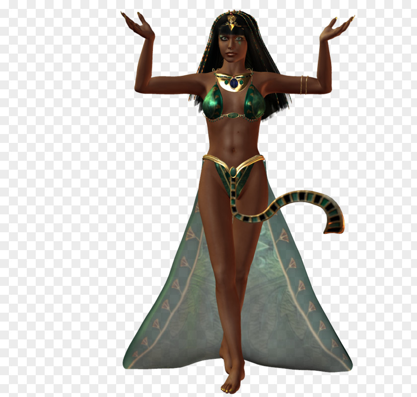 Fictional Character Belly Dance Statue PNG