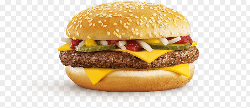 McDonald's Quarter Pounder Big Mac Hamburger Fast Food Cheeseburger PNG